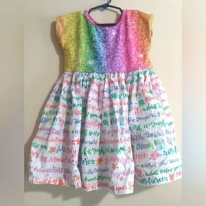 Girls boutique made size 5 dress
